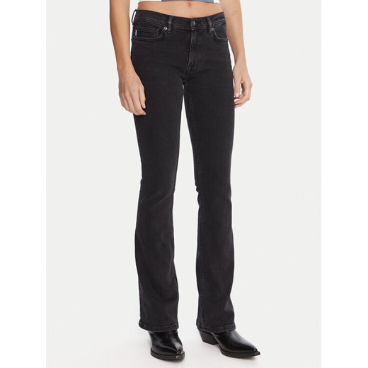 HUGO Jeansy Getti_B 50546332 Czarny Flare Fit ze sklepu MODIVO w kategorii Jeansy damskie - zdjęcie 185679064