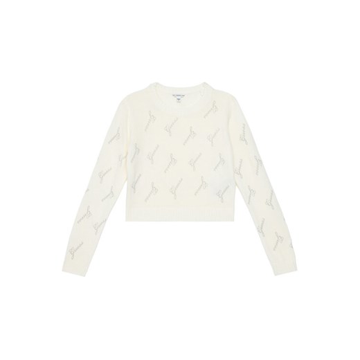 Guess Sweter J5BR28Z0870 Beżowy Regular Fit ze sklepu MODIVO w kategorii Swetry dziewczęce - zdjęcie 185679101