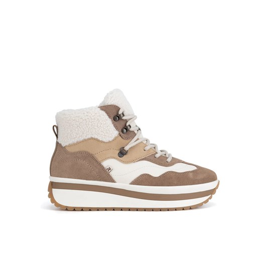 Rieker Revolution Lifestyle Sneakersy W0970-64 Beżowy ze sklepu MODIVO w kategorii Buty sportowe damskie - zdjęcie 185679244