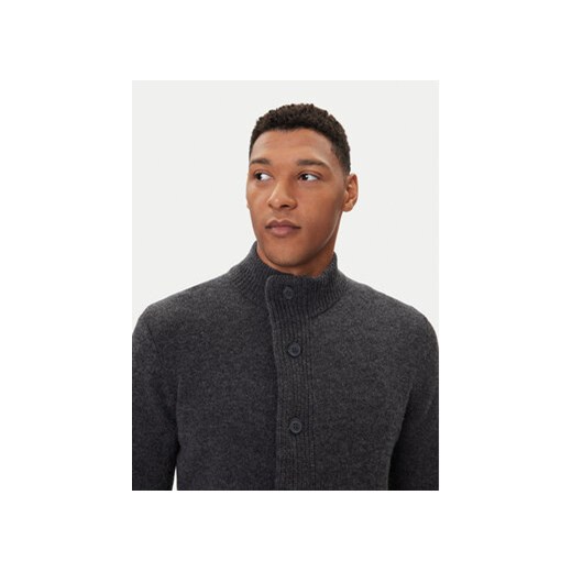 Barbour Kardigan Essential Elbow-Patch MKN0731CH51 Szary Regular Fit Barbour M MODIVO