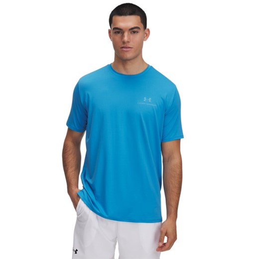 Męska koszulka treningowa Under Armour Vanish Energy SS - niebieska ze sklepu Sportstylestory.com w kategorii T-shirty męskie - zdjęcie 185683713