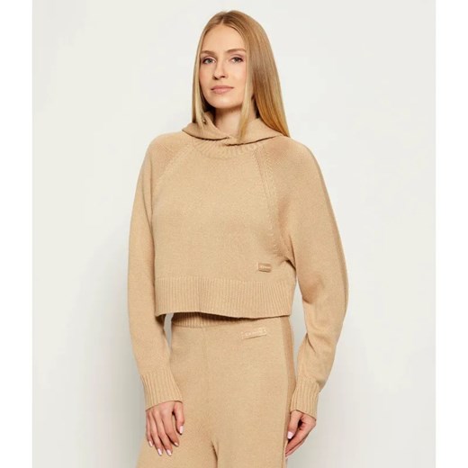 Armani Exchange Sweter | Cropped Fit | z dodatkiem wełny ze sklepu Gomez Fashion Store w kategorii Swetry damskie - zdjęcie 185683812