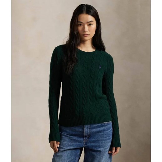 POLO RALPH LAUREN Wełniany sweter JULIANNA | Regular Fit | z dodatkiem kaszmiru ze sklepu Gomez Fashion Store w kategorii Swetry damskie - zdjęcie 185683813