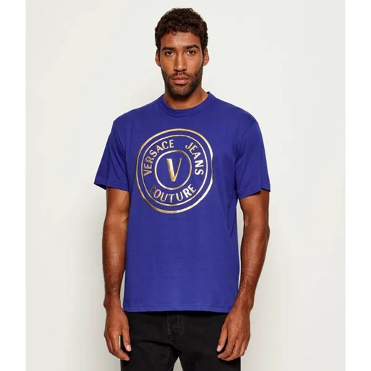 Versace Jeans Couture T-shirt | Regular Fit ze sklepu Gomez Fashion Store w kategorii T-shirty męskie - zdjęcie 185683892