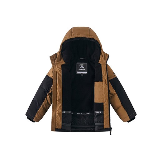 Kamik Kurtka zimowa &quot;Tucker&quot; w kolorze jasnobrązowo-czarnym Kamik 104 wyprzedaż Limango Polska