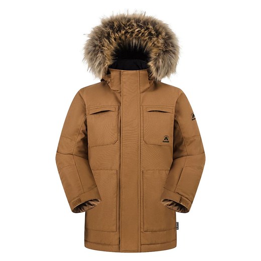 Kamik Parka &quot;Enzo&quot; w kolorze jasnobrązowym ze sklepu Limango Polska w kategorii Kurtki chłopięce - zdjęcie 185684760