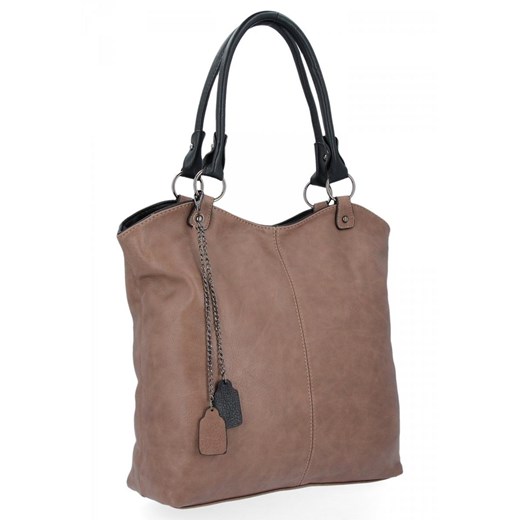 Uniwersalne Torebki Damskie XL firmy Hernan Shopper Bag Ziemista ze sklepu PaniTorbalska w kategorii Torby Shopper bag - zdjęcie 185685021