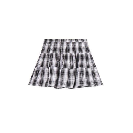 Cropp - Czarno-biała spódnica mini w kratę - czarny Cropp S Cropp