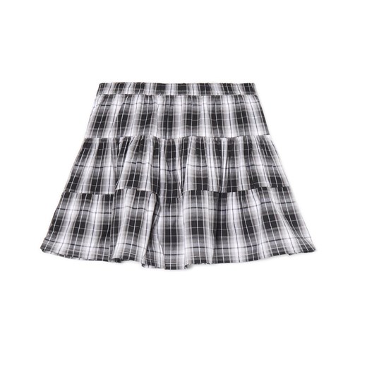 Cropp - Czarno-biała spódnica mini w kratę - czarny Cropp XL Cropp