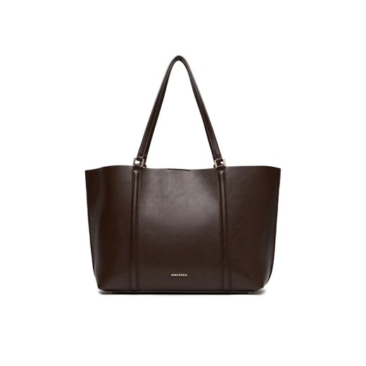 Torebka Gino Rossi CEO-YANAY Brązowy ze sklepu eobuwie.pl w kategorii Torby Shopper bag - zdjęcie 185686701