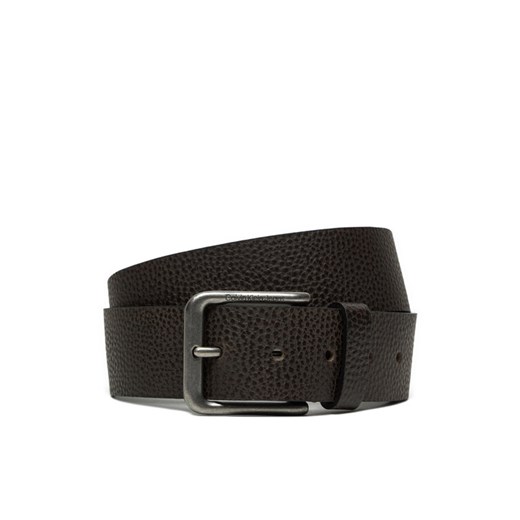 Pasek Męski Calvin Klein Jeans Classic Ro Lthr Belt 40Mm K50K512071 Brązowy ze sklepu eobuwie.pl w kategorii Paski męskie - zdjęcie 185686720