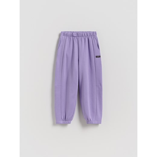 Reserved - Spodnie dresowe - fioletowy ze sklepu Reserved w kategorii Spodnie dziewczęce - zdjęcie 185688083