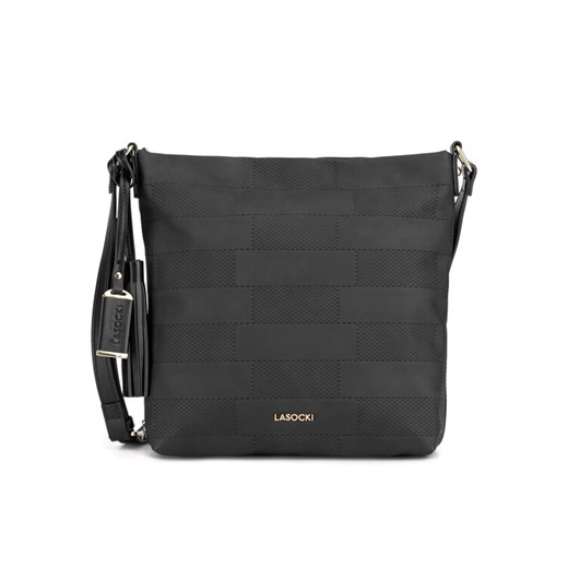 Torba Lasocki LSK-K-042-06 Czarny ze sklepu eobuwie.pl w kategorii Listonoszki - zdjęcie 185690212