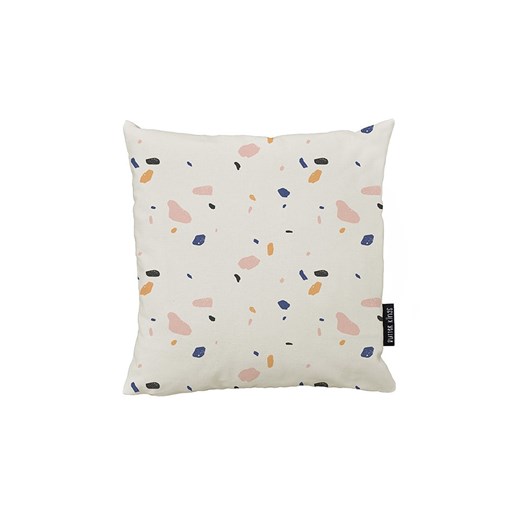 Butter Kings Poszewka w kolorze beżowym ze wzorem na poduszkę - 45 x 45 cm ze sklepu Limango Polska w kategorii Poduszki dekoracyjne - zdjęcie 185690934