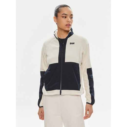 Helly Hansen Polar W Rig Fleece Jacket 54078 Écru Regular Fit ze sklepu MODIVO w kategorii Bluzy damskie - zdjęcie 185691312