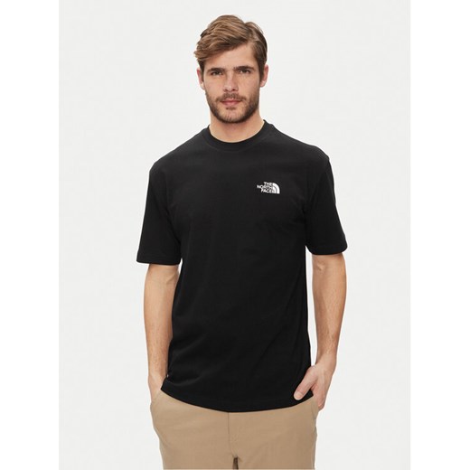 The North Face T-Shirt Simple Dome NF0A87NR Czarny Oversize ze sklepu MODIVO w kategorii T-shirty męskie - zdjęcie 185691393