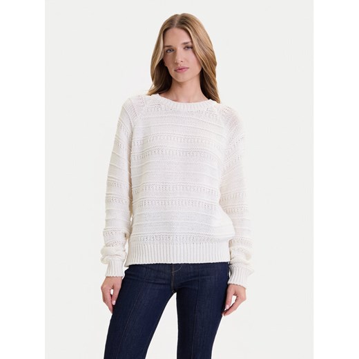 Mustang Sweter Silas 1016782 Écru Regular Fit ze sklepu MODIVO w kategorii Swetry damskie - zdjęcie 185691394