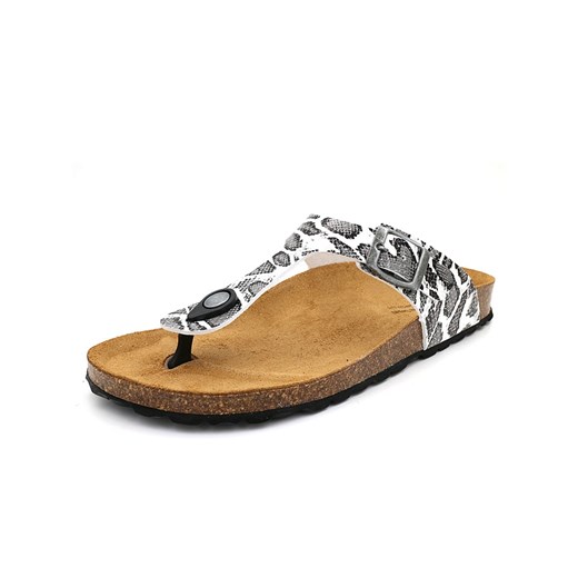 billowy Japonki w kolorze biało-czarnym ze sklepu Limango Polska w kategorii Klapki damskie - zdjęcie 185692320