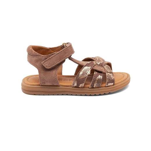 bisgaard Skórzane sandały w kolorze brązowo-złotym Bisgaard 33 okazja Limango Polska