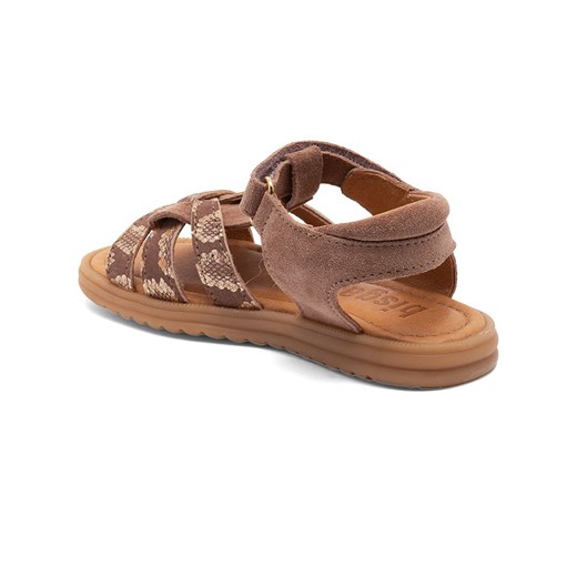 bisgaard Skórzane sandały w kolorze brązowo-złotym Bisgaard 33 Limango Polska wyprzedaż