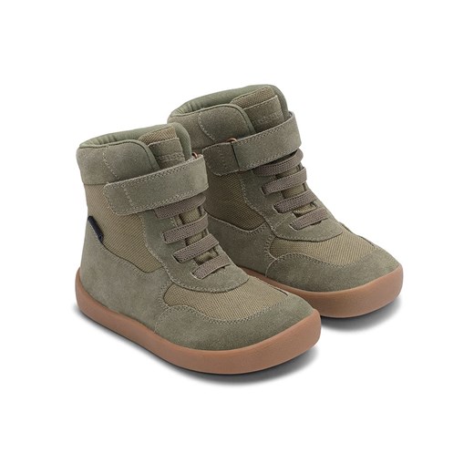 Bundgaard Skórzane botki &quot;Brooklyn TEX&quot; w kolorze khaki ze sklepu Limango Polska w kategorii Buty zimowe dziecięce - zdjęcie 185692731