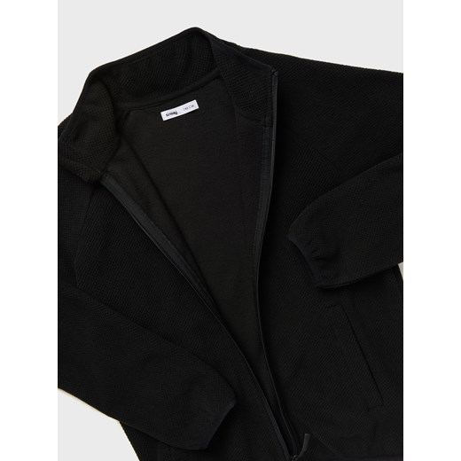 Sinsay - Bluza ze stójką Active - czarny Sinsay 164 (13-14 l) Sinsay