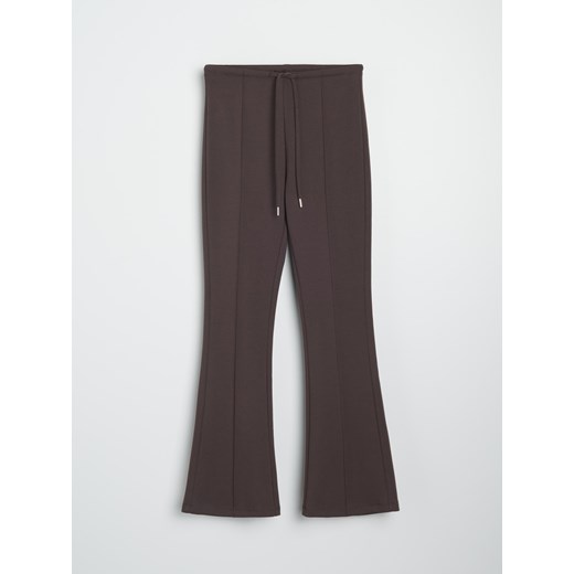 Sinsay - Spodnie dzwony - brązowy Sinsay L Sinsay