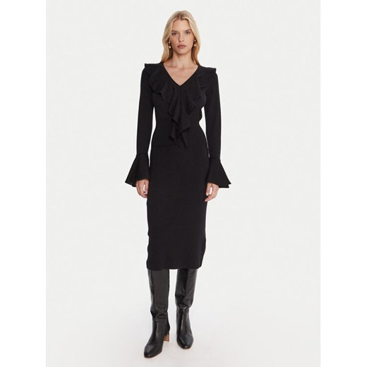 Luisa Spagnoli Sukienka dzianinowa Malimba 100110 Czarny Slim Fit ze sklepu MODIVO w kategorii Sukienki - zdjęcie 185695110