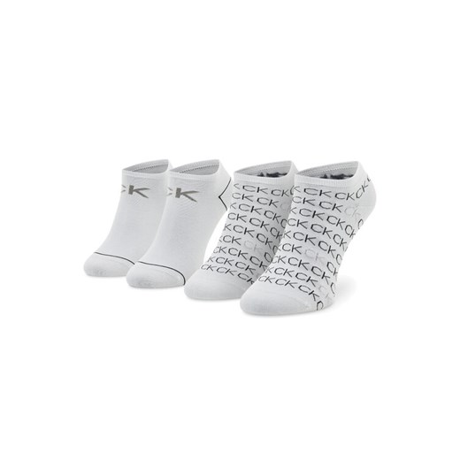 Calvin Klein Zestaw 2 par stopek damskich 701218779 Biały ze sklepu MODIVO w kategorii Skarpetki damskie - zdjęcie 185695172