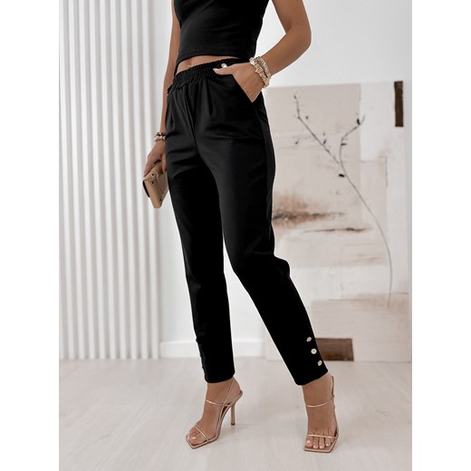 spodnie gracielle czarne one size ze sklepu UBRA w kategorii Spodnie damskie - zdjęcie 185696141