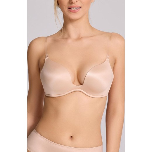 Marilyn biustonosz usztywniany z silikonowymi ramiączkami Julia Poupee, Kolor cielisty, Rozmiar 70B, Marilyn ze sklepu Intymna w kategorii Biustonosze - zdjęcie 185696621