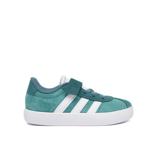 Sneakersy adidas VL Court 3.0 Shoes JP7830 Turkusowy ze sklepu eobuwie.pl w kategorii Buty sportowe dziecięce - zdjęcie 185697243