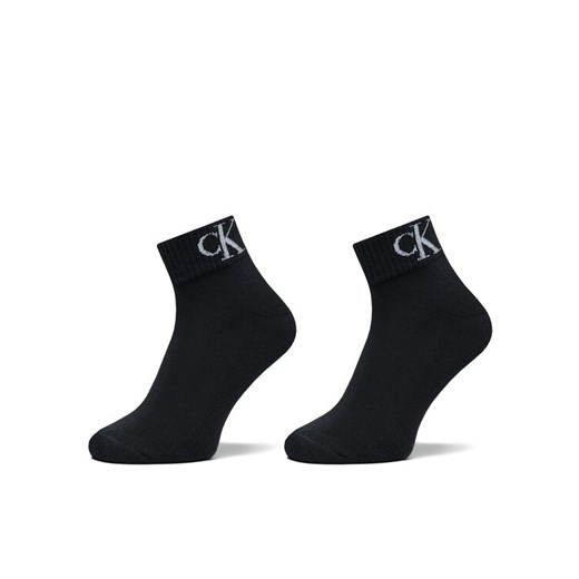 Zestaw 2 par niskich skarpet męskich Calvin Klein Jeans 701228805 Czarny ze sklepu eobuwie.pl w kategorii Skarpetki męskie - zdjęcie 185697334