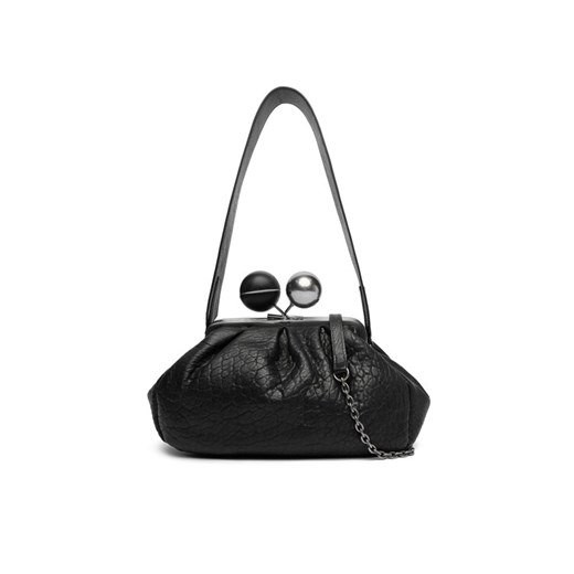 Torebka Weekend Max Mara 2525516075600 Czarny ze sklepu eobuwie.pl w kategorii Kopertówki - zdjęcie 185697361