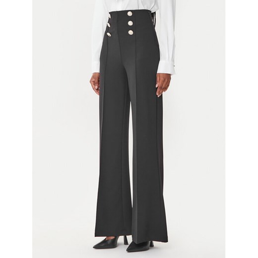 Rinascimento Spodnie materiałowe CFC0020144002 Czarny Regular Fit ze sklepu MODIVO w kategorii Spodnie damskie - zdjęcie 185698171