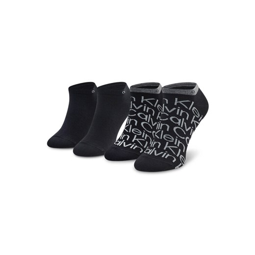 Calvin Klein Zestaw 2 par niskich skarpet unisex 701218714 Czarny ze sklepu MODIVO w kategorii Skarpetki damskie - zdjęcie 185698241