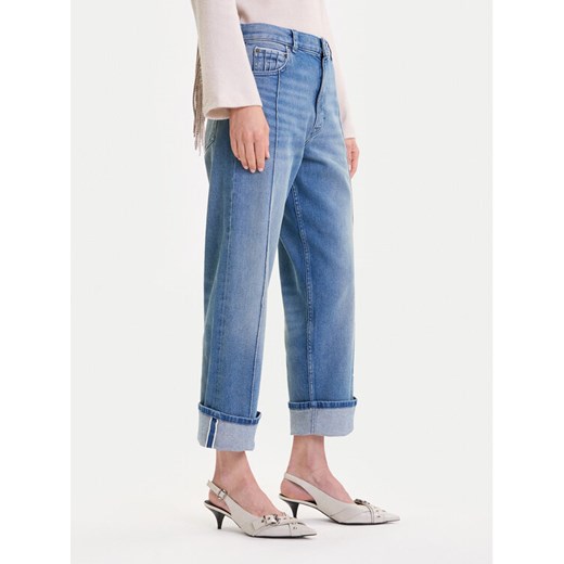 Mustang Jeansy Vermont 1016933 Niebieski Loose Fit ze sklepu MODIVO w kategorii Jeansy damskie - zdjęcie 185698274