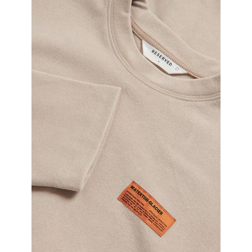 Reserved - Longsleeve regular - beżowy Reserved XL Reserved
