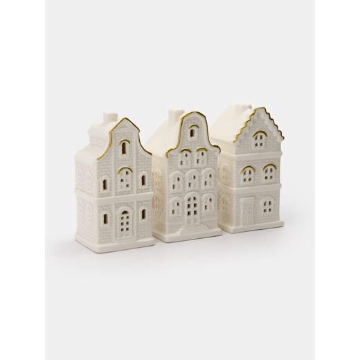 Sinsay - Dekoracja stojąca 3 pack - kremowy Sinsay One Size Sinsay