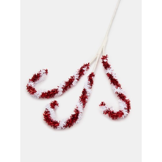 Sinsay - Dekoracja świąteczna w kształcie laski cukrowej - czerwony Sinsay One Size Sinsay