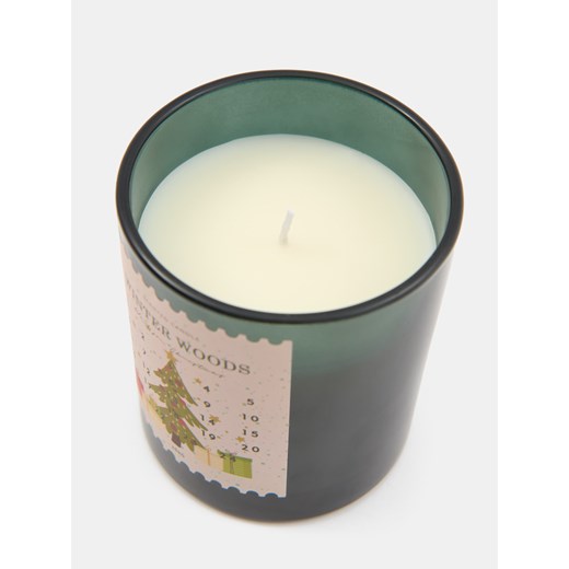 Sinsay - Świeczka z motywem zimowym Winter Woods - zielony Sinsay One Size Sinsay