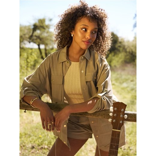 Sinsay - Kolczyki w kształcie serca - złoty Sinsay One Size Sinsay