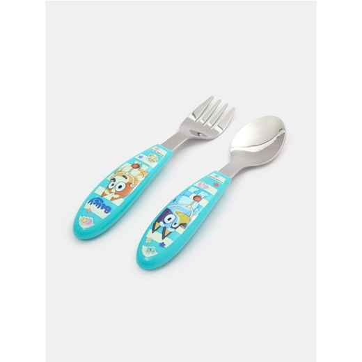 Sinsay - Zestaw sztućców dziecięcych Bluey 2pack - wielobarwny ze sklepu Sinsay w kategorii Dom - zdjęcie 185702221