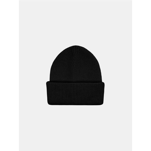 Sinsay - Prążkowana czapka beanie - czarny ze sklepu Sinsay w kategorii Czapki zimowe damskie - zdjęcie 185702322