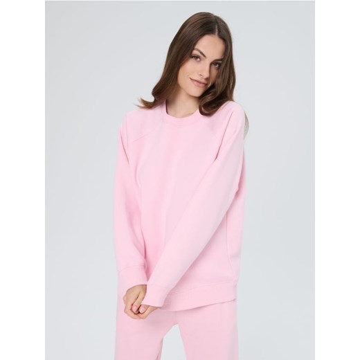 Sinsay - Bluza crewneck - różowy ze sklepu Sinsay w kategorii Bluzy damskie - zdjęcie 185702364