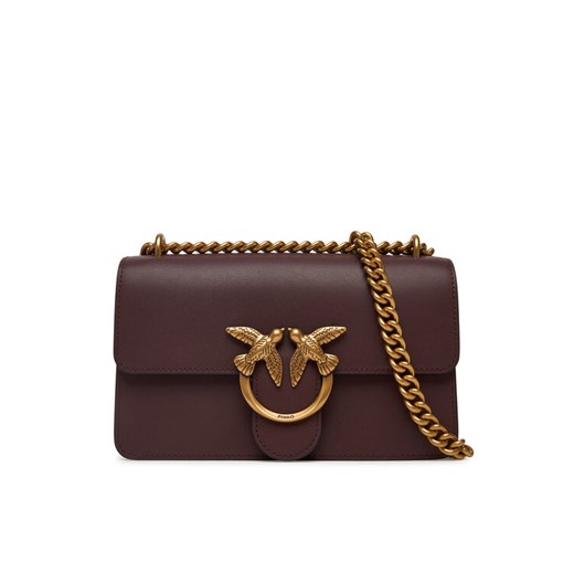 Torebka PINKO Love One Mini Dc Al 25-26 PLTT 100074 A0F1 Bordowy ze sklepu eobuwie.pl w kategorii Listonoszki - zdjęcie 185702604