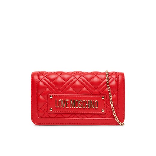 Torebka LOVE MOSCHINO JC5681PP0NLA0500 Czerwony ze sklepu eobuwie.pl w kategorii Kopertówki - zdjęcie 185702620