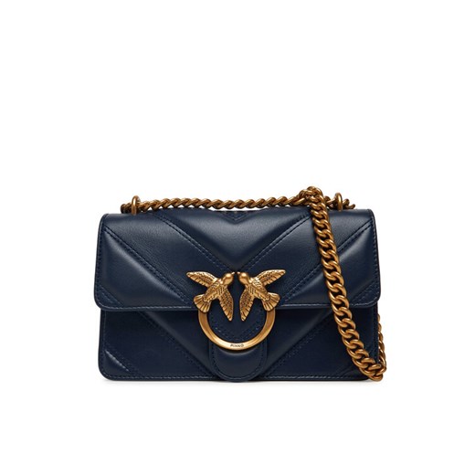 PINKO Torebka Love One Mini Light Dc Al 25-26 PLTT 104550 A2OS Granatowy ze sklepu MODIVO w kategorii Listonoszki - zdjęcie 185703094