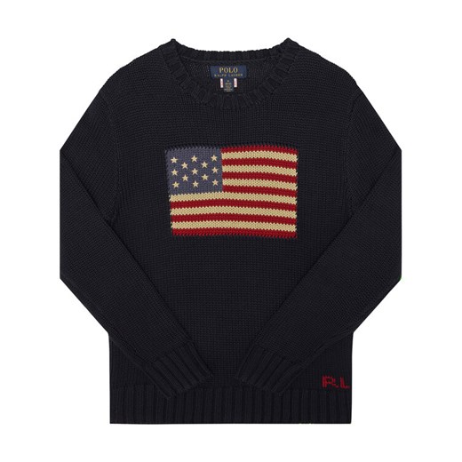 Polo Ralph Lauren Sweter Hunter 323668285001 Granatowy Regular Fit ze sklepu MODIVO w kategorii Swetry chłopięce - zdjęcie 185703140
