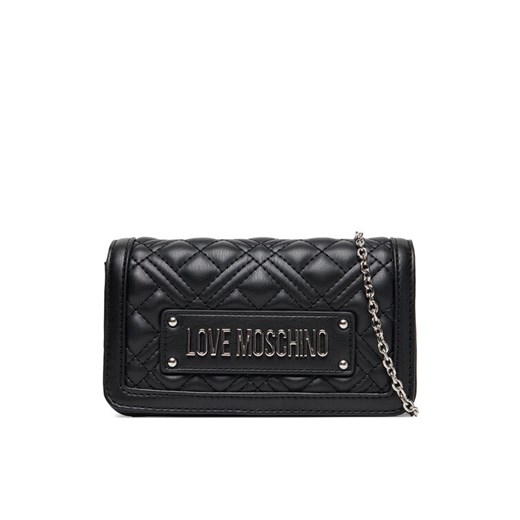 LOVE MOSCHINO Torebka JC5681PP0NLA000B Czarny ze sklepu MODIVO w kategorii Kopertówki - zdjęcie 185703143